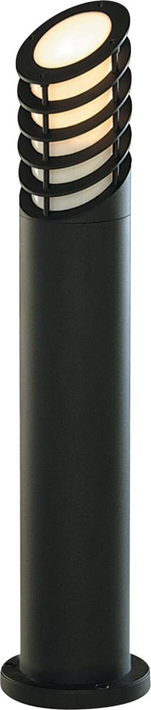 Paletto-Esterno-Contemporaneo-Bollards-Alluminio-Nero-Policarbonato-E27-H73Cm