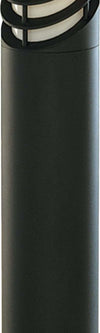 Paletto-Esterno-Contemporaneo-Bollards-Alluminio-Nero-Policarbonato-E27-H73Cm