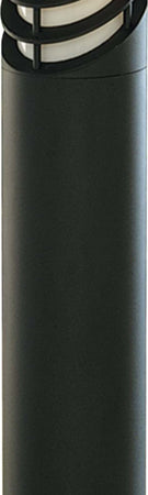 Paletto-Esterno-Contemporaneo-Bollards-Alluminio-Nero-Policarbonato-E27-H73Cm