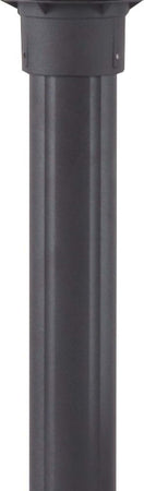 Paletto-Esterno-Contemporaneo-Bollards-Alluminio-Nero-Vetro-1-Luce-E27-H73Cm