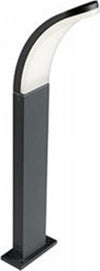 Paletto-Esterno-Moderno-Virgola-Alluminio-E-Termoplastica-Grigio-Led-15W-4000K