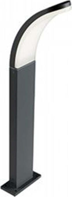 Paletto-Esterno-Moderno-Virgola-Alluminio-E-Termoplastica-Grigio-Led-15W-4000K