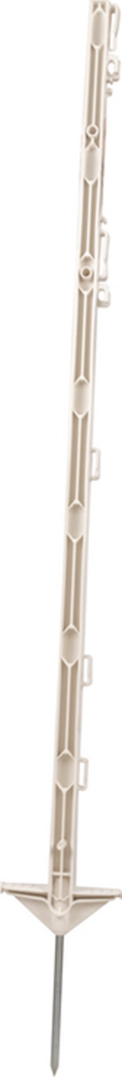 Paletto in plastica bianco con occhielli per corde e bande 156cm
