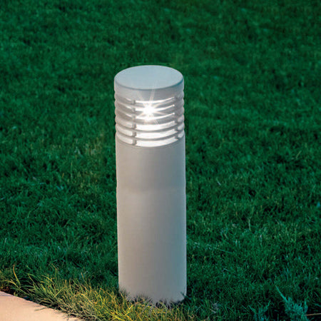 Paletto-Moderno-Esterno-Cyll-Alluminio-Grigio-Perla-1-Luce-E27-65Cm