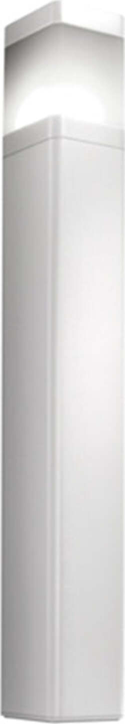 Paletto-Moderno-Esterno-Frost-Alluminio-Bianco-1-Luce-E27