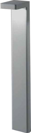 Paletto-Moderno-Esterno-Huk-Alluminio-Grigio-Perla-Led-10,5W