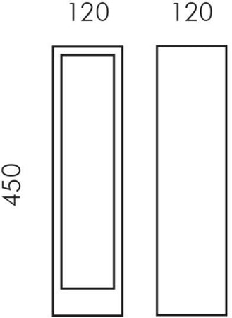 Paletto Simes Microkube 120 Long - Larghezza120 cm
