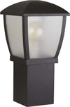Paletto-Vintage-Seattle-Alluminio-Nero-Policarbonato-Trasparente-E27-H45Cm