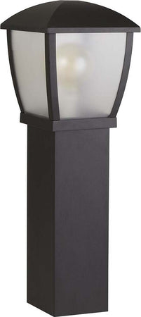 Paletto-Vintage-Seattle-Alluminio-Nero-Policarbonato-Trasparente-E27-H73Cm