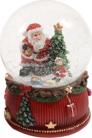 Palla di Neve con Carillon, colore rosso e bianco da 10 x 10 x h 14 cm Casa e cucina/Decorazioni per interni/Addobbi e decorazioni per ricorrenze/Decorazioni natalizie/Neve artificiale MagiediNatale.it - Altamura, Commerciovirtuoso.it