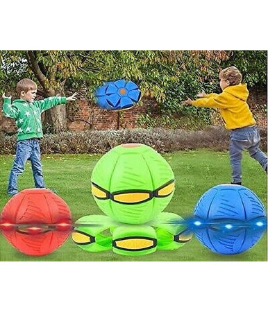 Palla Magica Volante Si Trasforma In Frisbee Con Luce Led Per Bambini Animali