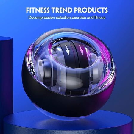 Palla Per Allenamento Resistenza Polso Con Giroscopio Led Antistress Rilassante Pesi Palestra Trade Shop italia - Napoli, Commerciovirtuoso.it