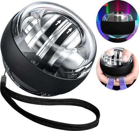 Palla Per Allenamento Resistenza Polso Con Giroscopio Led Antistress Rilassante Pesi Palestra Trade Shop italia - Napoli, Commerciovirtuoso.it