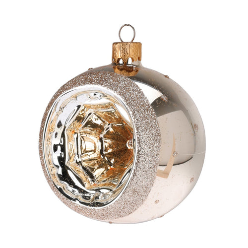 Palline per albero di Natale, in Vetro, con foro, Ø 80 mm, 12 pezzi