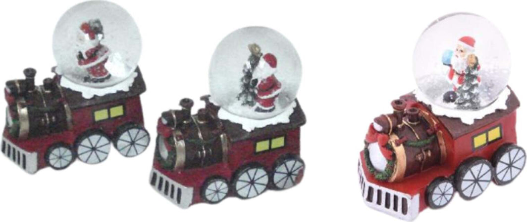 Palle di neve con Trenino rosso, decorazione e giocattolo di Natale, 7,5 x 5 x h 8 cm , set da 3 pezzi Casa e cucina/Decorazioni per interni/Addobbi e decorazioni per ricorrenze/Decorazioni natalizie/Neve artificiale MagiediNatale.it - Altamura, Commerciovirtuoso.it