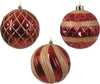 Pallina-albero-Kaemingk-024510-Sfera-Christmas-Red-Assortito