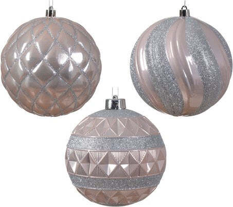 Pallina-albero-Kaemingk-024513-Sfera-Blush-Pink-Assortito