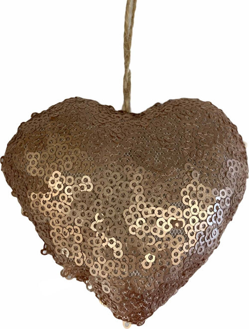 Pallina imbottita con paillette Champagne h 10 cm decorazione natalizia tinta unita Casa e cucina/Decorazioni per interni/Addobbi e decorazioni per ricorrenze/Decorazioni natalizie/Addobbi e decorazioni/Palle e palline MagiediNatale.it - Altamura, Commerciovirtuoso.it