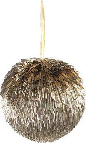 Pallina in plastica e polistirolo oro per albero di natale sfera natalizia particolare Ø 13 cm Casa e cucina/Decorazioni per interni/Addobbi e decorazioni per ricorrenze/Decorazioni natalizie/Addobbi e decorazioni/Palle e palline MagiediNatale.it - Altamura, Commerciovirtuoso.it