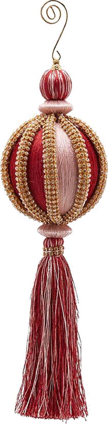 Pallina in velluto con Nappa Rossa e Rosa per albero di natale sfera natalizia particolare Casa e cucina/Decorazioni per interni/Addobbi e decorazioni per ricorrenze/Decorazioni natalizie/Addobbi e decorazioni/Palle e palline MagiediNatale.it - Altamura, Commerciovirtuoso.it