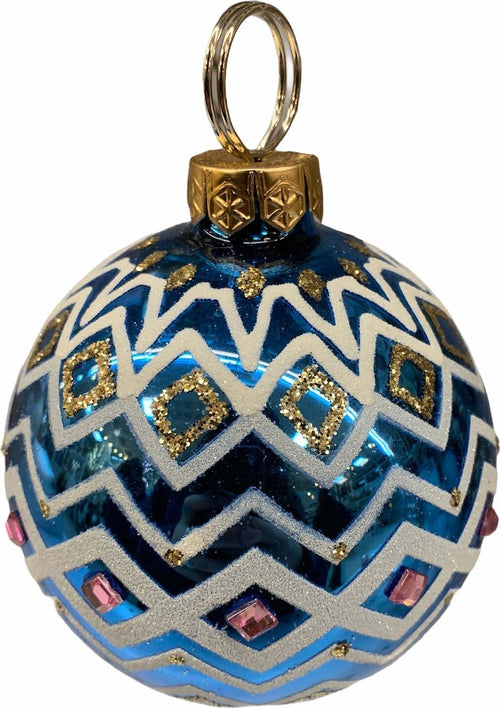 Pallina in vetro Azzurra lucida con glitter per albero di natale sfera particolare Casa e cucina/Decorazioni per interni/Addobbi e decorazioni per ricorrenze/Decorazioni natalizie/Addobbi e decorazioni/Palle e palline MagiediNatale.it - Altamura, Commerciovirtuoso.it