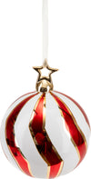 Pallina-in-vetro-colore-rosso-e-bianco-con-stella-per-albero-di-Natale