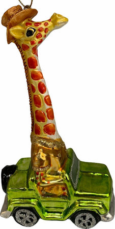 Pallina natalizia in vetro Circo h 15 cm, Pendaglio decorato Collezione EDG 2020 Casa e cucina/Decorazioni per interni/Addobbi e decorazioni per ricorrenze/Decorazioni natalizie/Addobbi e decorazioni/Palle e palline MagiediNatale.it - Altamura, Commerciovirtuoso.it