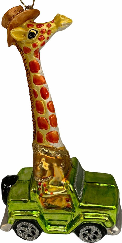 Pallina natalizia in vetro Circo h 15 cm, Pendaglio decorato Collezione EDG 2020 Casa e cucina/Decorazioni per interni/Addobbi e decorazioni per ricorrenze/Decorazioni natalizie/Addobbi e decorazioni/Palle e palline MagiediNatale.it - Altamura, Commerciovirtuoso.it