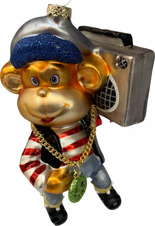 Pallina natalizia in vetro Circo h 15 cm, Pendaglio decorato Collezione EDG 2020 Casa e cucina/Decorazioni per interni/Addobbi e decorazioni per ricorrenze/Decorazioni natalizie/Addobbi e decorazioni/Palle e palline MagiediNatale.it - Altamura, Commerciovirtuoso.it