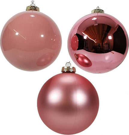 Pallina natalizia rosa Ø 12 cm per decorare albero di Natale Casa e cucina/Decorazioni per interni/Addobbi e decorazioni per ricorrenze/Decorazioni natalizie/Addobbi e decorazioni/Palle e palline MagiediNatale.it - Altamura, Commerciovirtuoso.it