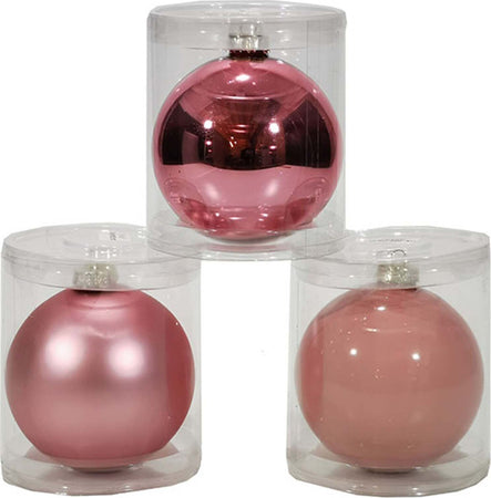 Pallina natalizia rosa Ø 12 cm per decorare albero di Natale Casa e cucina/Decorazioni per interni/Addobbi e decorazioni per ricorrenze/Decorazioni natalizie/Addobbi e decorazioni/Palle e palline MagiediNatale.it - Altamura, Commerciovirtuoso.it