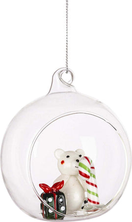 Pallina Orsetto per albero di Natale in vetro decorate Casa e cucina/Decorazioni per interni/Addobbi e decorazioni per ricorrenze/Decorazioni natalizie/Addobbi e decorazioni/Palle e palline MagiediNatale.it - Altamura, Commerciovirtuoso.it