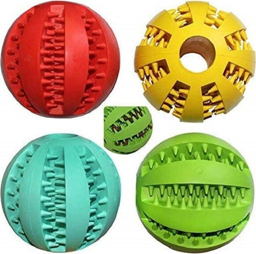 Pallina-Palla-7cm-Gioco-Cane-Plastica-Interattivo-Masticazione-Cibo-Denti-Animal