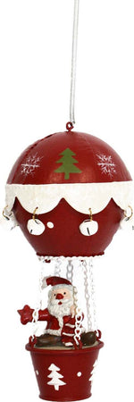 Pallina per albero Babbo Natale con Mongolfiera in metallo Casa e cucina/Decorazioni per interni/Addobbi e decorazioni per ricorrenze/Decorazioni natalizie/Addobbi e decorazioni/Palle e palline MagiediNatale.it - Altamura, Commerciovirtuoso.it