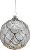 Pallina per albero di Natale Balze pendaglio decorativo Grigio da 8 cm Casa e cucina/Decorazioni per interni/Addobbi e decorazioni per ricorrenze/Decorazioni natalizie/Addobbi e decorazioni/Palle e palline MagiediNatale.it - Altamura, Commerciovirtuoso.it