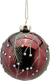 Pallina per albero di Natale con Aghi e Perle pendaglio decorativo Bordeaux da 8 cm Casa e cucina/Decorazioni per interni/Addobbi e decorazioni per ricorrenze/Decorazioni natalizie/Addobbi e decorazioni/Palle e palline MagiediNatale.it - Altamura, Commerciovirtuoso.it