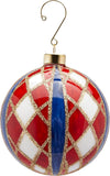 Pallina per albero di Natale con rombi, in vetro, colore blu Ø 10 cm Casa e cucina/Decorazioni per interni/Addobbi e decorazioni per ricorrenze/Decorazioni natalizie/Addobbi e decorazioni/Palle e palline MagiediNatale.it - Altamura, Commerciovirtuoso.it
