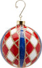 Pallina per albero di Natale con rombi, in vetro, colore blu Ø 10 cm Casa e cucina/Decorazioni per interni/Addobbi e decorazioni per ricorrenze/Decorazioni natalizie/Addobbi e decorazioni/Palle e palline MagiediNatale.it - Altamura, Commerciovirtuoso.it