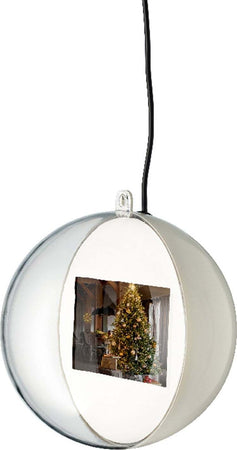 Pallina per albero di Natale con schermo video e LED luminosi da 15 cm Casa e cucina/Decorazioni per interni/Addobbi e decorazioni per ricorrenze/Decorazioni natalizie/Addobbi e decorazioni/Palle e palline MagiediNatale.it - Altamura, Commerciovirtuoso.it
