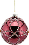 Pallina per albero di Natale Fiore Glitter pendaglio decorativo Bordeaux da 8 cm Casa e cucina/Decorazioni per interni/Addobbi e decorazioni per ricorrenze/Decorazioni natalizie/Addobbi e decorazioni/Palle e palline MagiediNatale.it - Altamura, Commerciovirtuoso.it