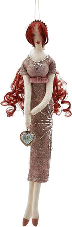 Pallina per albero di natale in Bambolina in tessuto rosa con capelli rossi h 34 cm pendaglio particolare EDG Casa e cucina/Decorazioni per interni/Addobbi e decorazioni per ricorrenze/Decorazioni natalizie/Addobbi e decorazioni/Palle e palline MagiediNatale.it - Altamura, Commerciovirtuoso.it