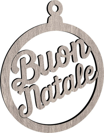 Pallina per albero di natale in legno personalizzabile con nome o logo da Ø 10 cm Casa e cucina/Decorazioni per interni/Addobbi e decorazioni per ricorrenze/Decorazioni natalizie/Addobbi e decorazioni/Palle e palline MagiediNatale.it - Altamura, Commerciovirtuoso.it