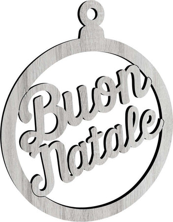 Pallina per albero di natale in legno personalizzabile con nome o logo da Ø 10 cm Casa e cucina/Decorazioni per interni/Addobbi e decorazioni per ricorrenze/Decorazioni natalizie/Addobbi e decorazioni/Palle e palline MagiediNatale.it - Altamura, Commerciovirtuoso.it
