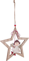 Pallina per Albero di Natale in Legno rosso e bianco h 8,5 cm Casa e cucina/Decorazioni per interni/Addobbi e decorazioni per ricorrenze/Decorazioni natalizie/Addobbi e decorazioni/Palle e palline MagiediNatale.it - Altamura, Commerciovirtuoso.it