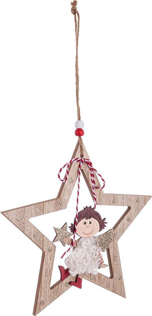 Pallina per Albero di Natale in Legno rosso e bianco h 8,5 cm Casa e cucina/Decorazioni per interni/Addobbi e decorazioni per ricorrenze/Decorazioni natalizie/Addobbi e decorazioni/Palle e palline MagiediNatale.it - Altamura, Commerciovirtuoso.it
