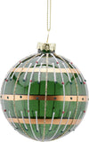 Pallina per albero di Natale in vetro a righe Jem Verde da 8 cm Casa e cucina/Decorazioni per interni/Addobbi e decorazioni per ricorrenze/Decorazioni natalizie/Addobbi e decorazioni/Palle e palline MagiediNatale.it - Altamura, Commerciovirtuoso.it