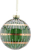 Pallina per albero di Natale in vetro a righe Jem Verde da 8 cm Casa e cucina/Decorazioni per interni/Addobbi e decorazioni per ricorrenze/Decorazioni natalizie/Addobbi e decorazioni/Palle e palline MagiediNatale.it - Altamura, Commerciovirtuoso.it