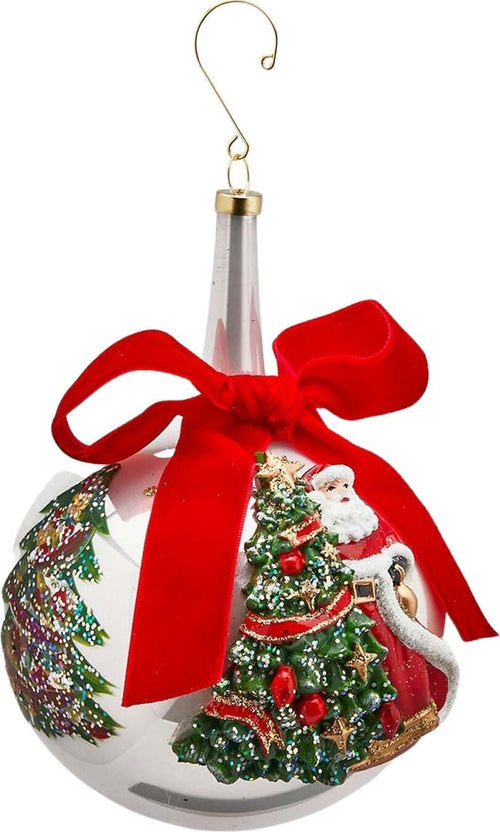 Pallina per albero di natale in vetro Bianco collo lungo pendaglio particolare EDG Casa e cucina/Decorazioni per interni/Addobbi e decorazioni per ricorrenze/Decorazioni natalizie/Addobbi e decorazioni/Palle e palline MagiediNatale.it - Altamura, Commerciovirtuoso.it