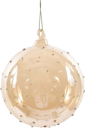 Pallina per albero di Natale in vetro Champagne Oro Tinta Unita Casa e cucina/Decorazioni per interni/Addobbi e decorazioni per ricorrenze/Decorazioni natalizie/Addobbi e decorazioni/Palle e palline MagiediNatale.it - Altamura, Commerciovirtuoso.it