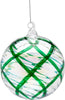 Pallina per albero di Natale in vetro, con decorazione ad intreccio, verde trasparente Ø 12 cm Casa e cucina/Decorazioni per interni/Addobbi e decorazioni per ricorrenze/Decorazioni natalizie/Addobbi e decorazioni/Palle e palline MagiediNatale.it - Altamura, Commerciovirtuoso.it